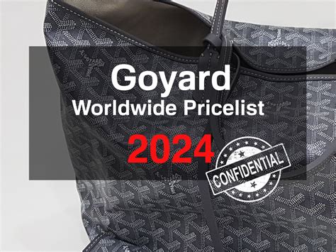 st.louis pm goyard|goyard price list 2024.